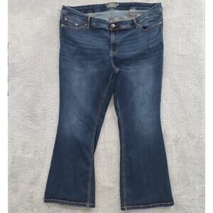 Torrid Jeans Women's Size 24S Short Luxe Slim Boot Stretch Blue Denim Jeans